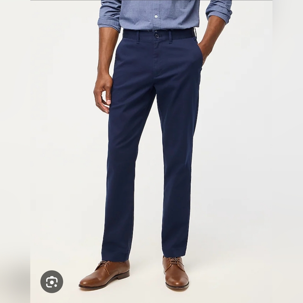 J. Crew Factory Men's Straight-fit flex chino pant #161